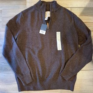 St. Johns Bay, mens large brown pullover